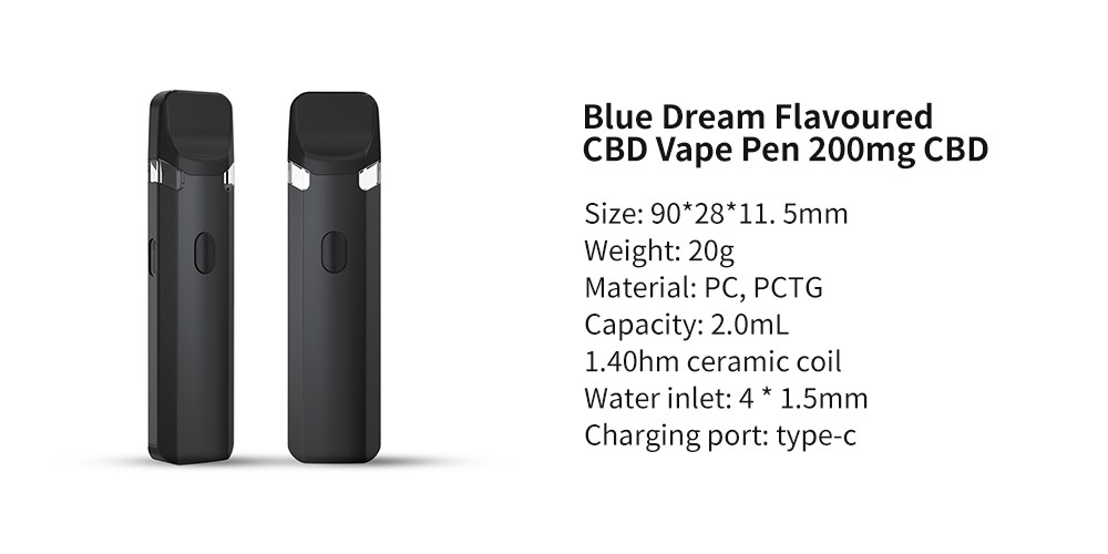 Blue Dream Flavoured CBD Vape Pen 200mg CBD Blue Dream Flavoured CBD Vape Pen 200mg CBD
