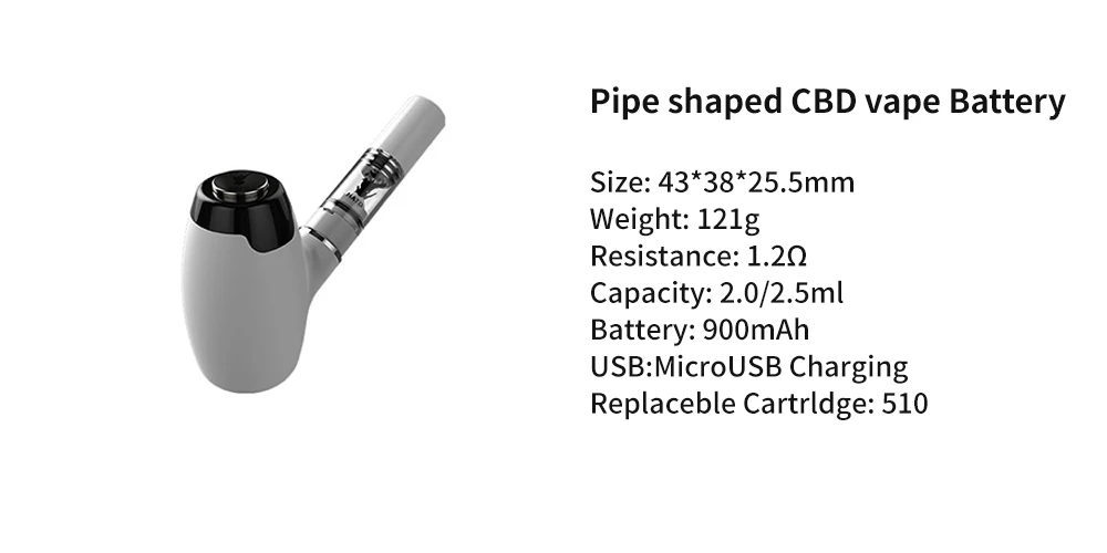 Variable voltage CBD vape Battery