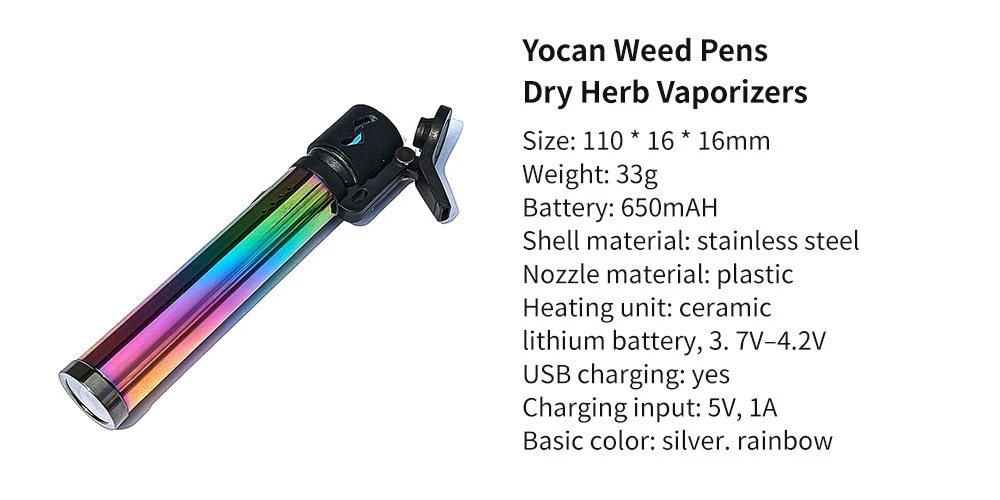Yocan Weed Pens Dry Herb Vaporizers