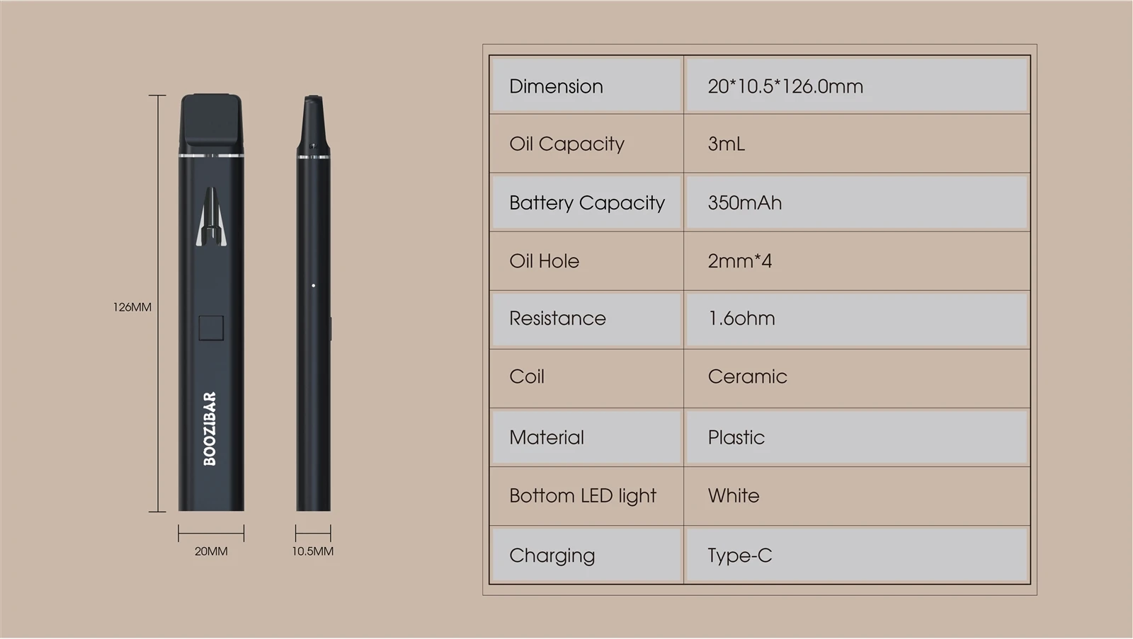 cbd pens CBD-PEN-106